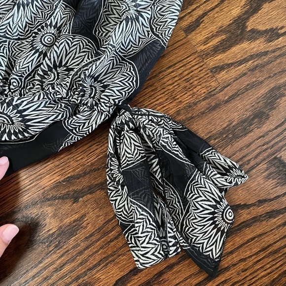 vintage short  sleeve blouse size L - Picture 4 of 4